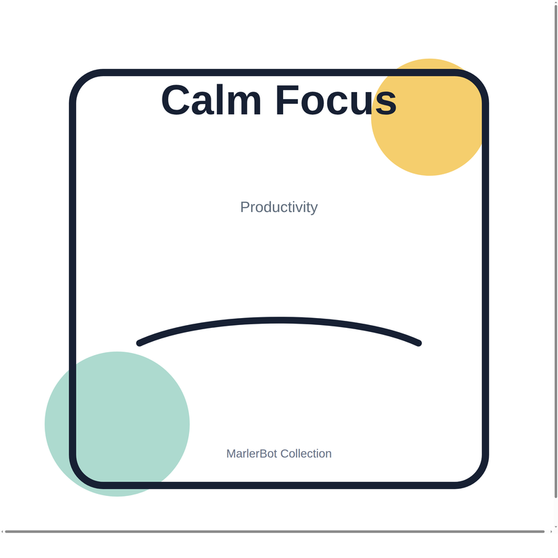 Calm Focus Mug Printful preview